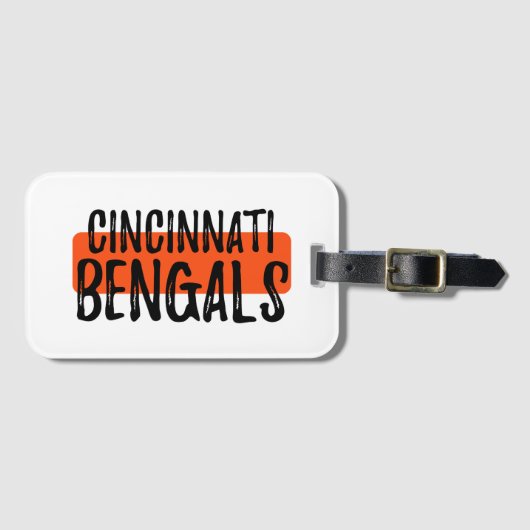 Go Bengals Gepäckanhänger (Vorderseite (Horizontal))
