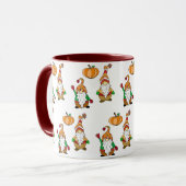 Go Big oder Go Zuhause, Niedlicher Cartoon Gnome Tasse (Vorderseite Links)