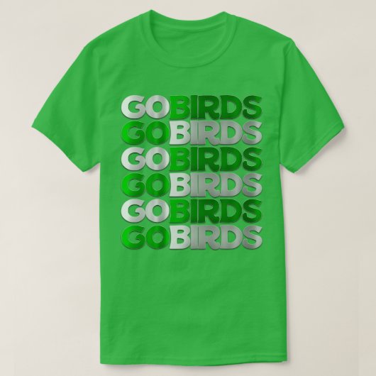 GO BIRDS Chrome Chant T-Shirt (Design vorne)