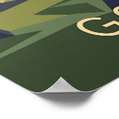 Go BMXing Travel Poster (Ecke)