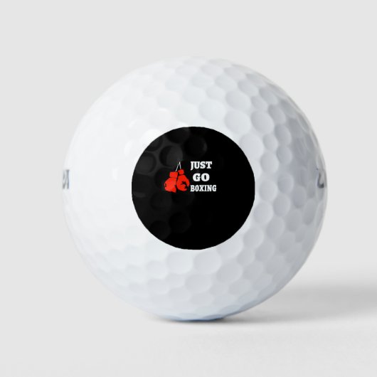 Go Boxing | Die besten Boxgeschenke für ihn Golfball (Vorderseite)