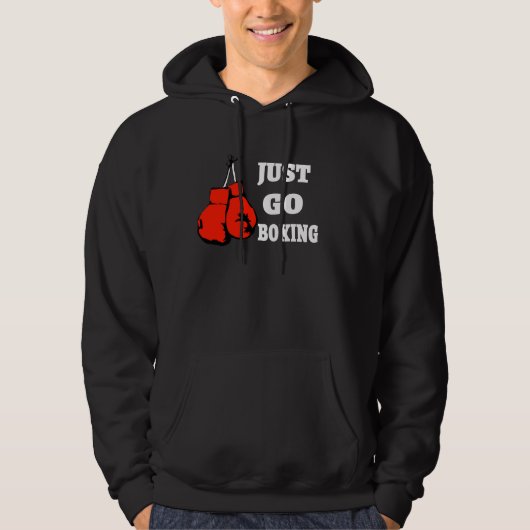 Go Boxing | Die besten Boxgeschenke für ihn Hoodie (Vorderseite)