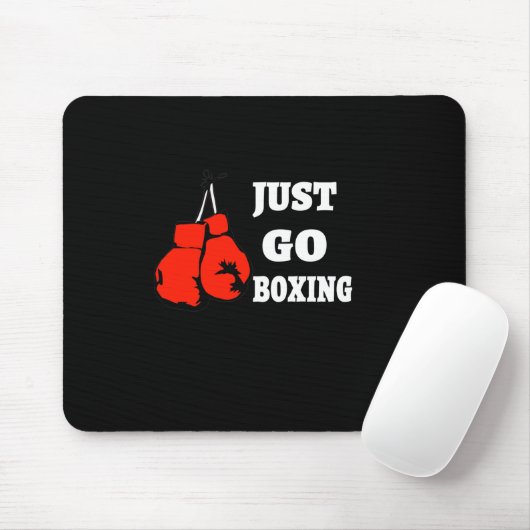 Go Boxing | Die besten Boxgeschenke für ihn Mousepad (Mit Mouse)