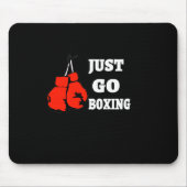 Go Boxing | Die besten Boxgeschenke für ihn Mousepad (Vorne)