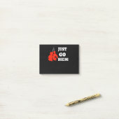 Go Boxing | Die besten Boxgeschenke für ihn Post-it Klebezettel (Auf Schreibtisch)