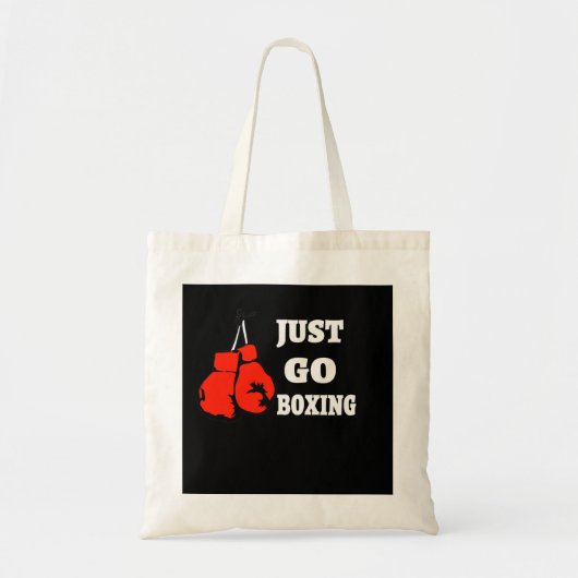 Go Boxing | Die besten Boxgeschenke für ihn Tragetasche (Vorne)