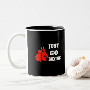 Go Boxing Die besten Boxgeschenke für ihn Zweifarbige Tasse