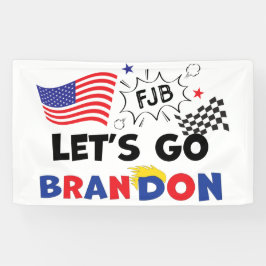 GO BRANDON lasse mit Trump Hair Banner