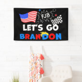 GO BRANDON lasse mit Trump Hair Banner (Insitu)