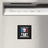 Go Brandon Trump Middle Finger Flag Magnet (In Situ (Geschirrspüler))