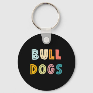 Go Bulldog Football School Spirit Team Mascot Spie Schlüsselanhänger