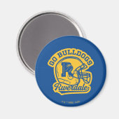 Go Bulldogs Football Helmet Icon Magnet (Vorderseite/Rückseite)