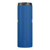 Go Bulldogs Football Helmet Icon Thermosbecher (Rückseite)