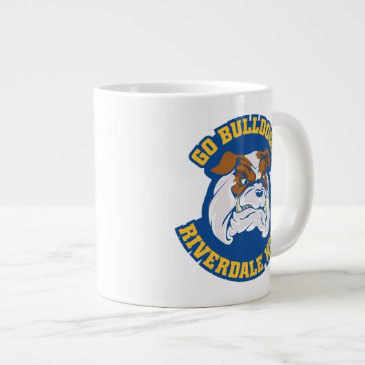Go Bulldogs - Riverdale High Jumbo-Tasse (Vorderseite Rechts)
