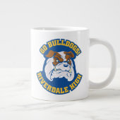 Go Bulldogs - Riverdale High Jumbo-Tasse (Rechts)