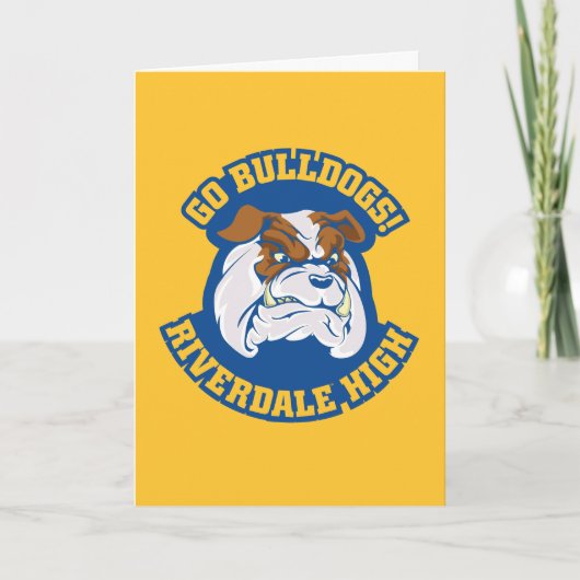 Go Bulldogs - Riverdale High Karte (Vorderseite)