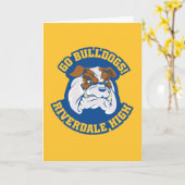 Go Bulldogs - Riverdale High Karte (Gelbe Blume)
