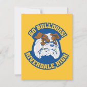 Go Bulldogs - Riverdale High Mitteilungskarte (Vorderseite)