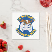 Go Bulldogs - Riverdale High Serviette (Beispiel)