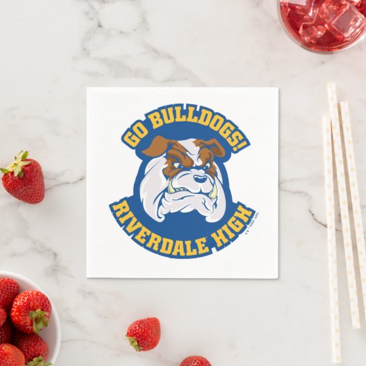 Go Bulldogs - Riverdale High Serviette (Beispiel)