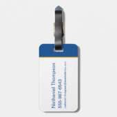 Go Bulldogs - Riverdale Mascot Banner Gepäckanhänger (Rückseite vertikal)