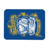 Go Bulldogs - Riverdale Mascot Banner Magnet (Horizontal)