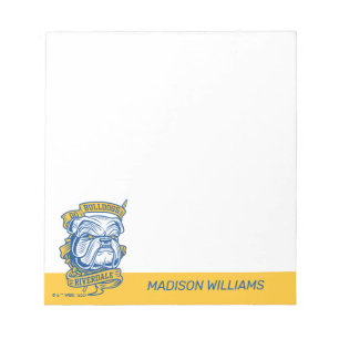 Go Bulldogs - Riverdale Mascot Banner Notizblock