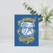 Go Bulldogs - Riverdale Mascot Banner Postkarte (Stehend Vorderseite)