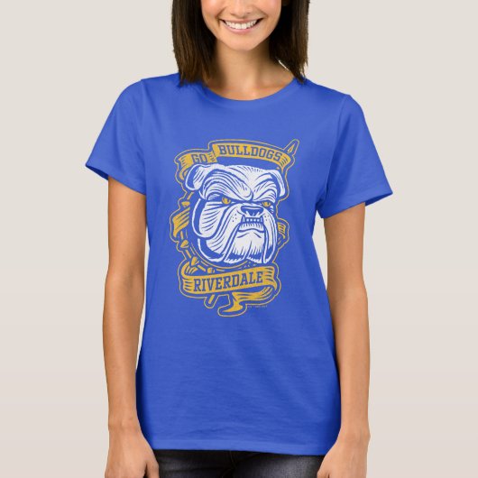 Go Bulldogs - Riverdale Mascot Banner T-Shirt (Vorderseite)