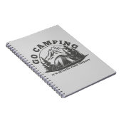 Go Camping billiger als Therapiewitterungsangebot Notizblock (Rechte Seite)