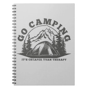 Go Camping billiger als Therapiewitterungsangebot Notizblock