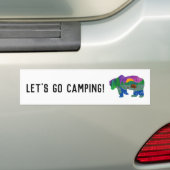 Go-Camping lassend Autoaufkleber (Auf Auto)