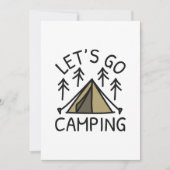 Go-Camping lassend Dankeskarte (Vorderseite)