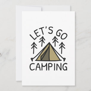 Go-Camping lassend Dankeskarte