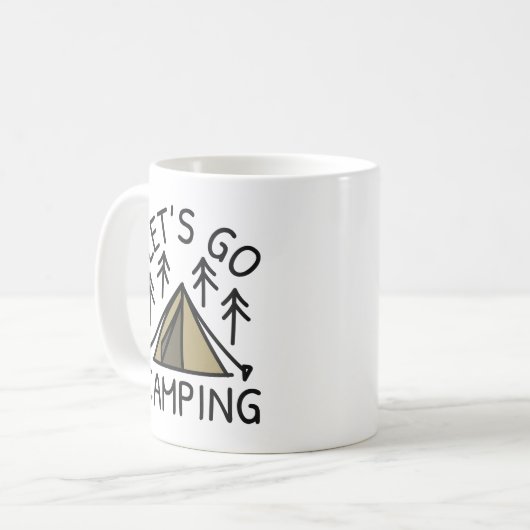 Go-Camping lassend Kaffeetasse (Vorderseite Links)
