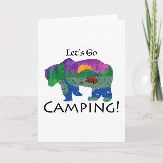 Go-Camping lassend Karte (Vorderseite)