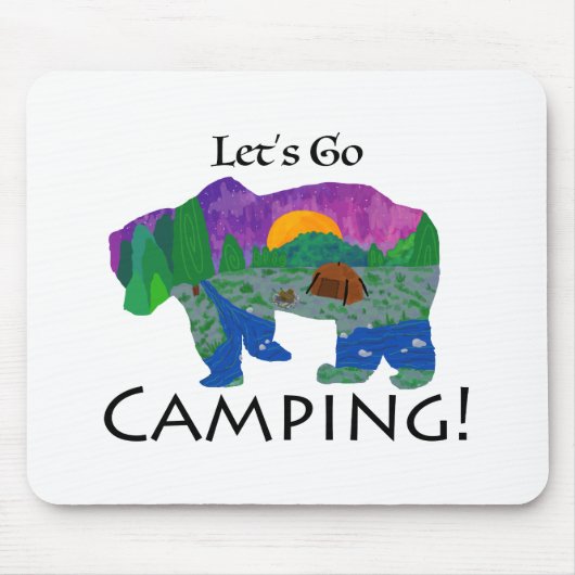 Go-Camping lassend Mousepad (Vorne)