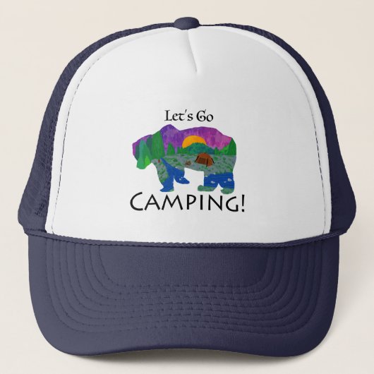 Go-Camping lassend Truckerkappe (Vorderseite)