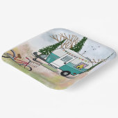 Go-Camping-Papiertafel gelassen Pappteller (Gewinkelt)
