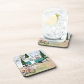 Go-Camping-Untersetzer gelassen Getränkeuntersetzer (Rechte Seite)