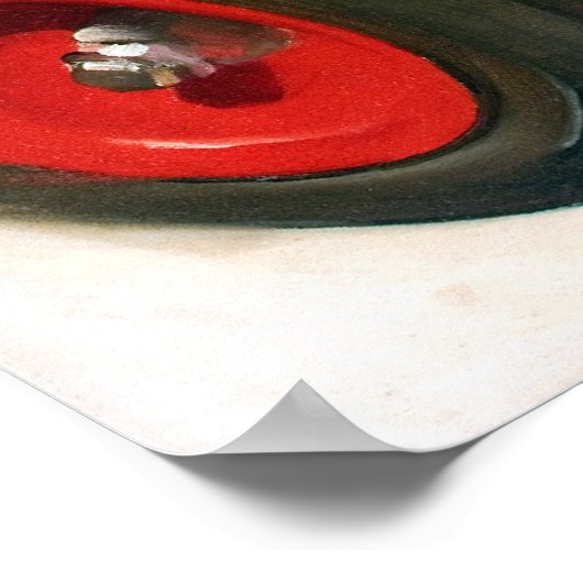 Go-cart-Button Poster (Ecke)