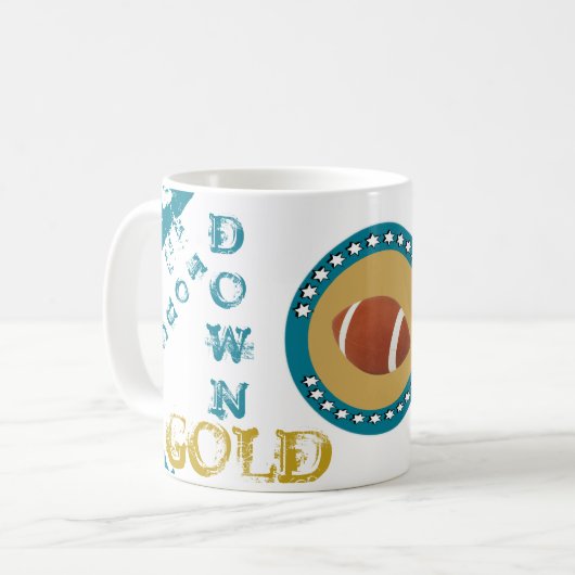 GO CHAMPS KAFFEETASSE (Vorderseite Links)