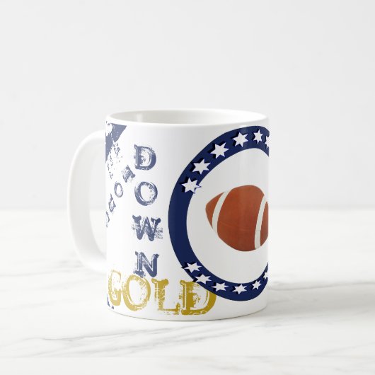 GO CHAMPS KAFFEETASSE (Vorderseite Links)