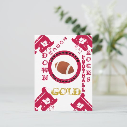 GO CHAMPS POSTKARTE (Stehend Vorderseite)