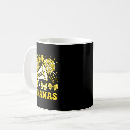 Go Cheer Bananas School Srts Fan Team Srit Name Kaffeetasse (Vorderseite Links)