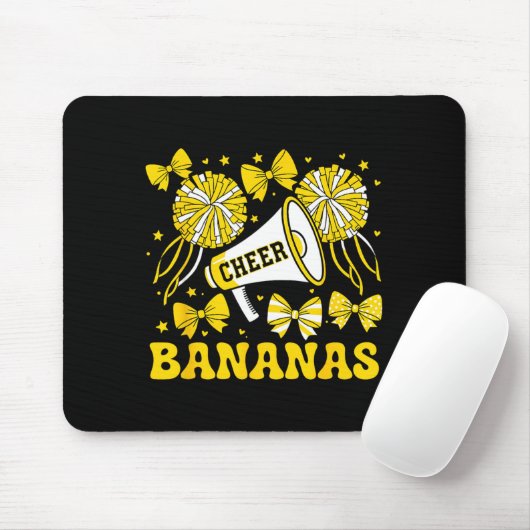 Go Cheer Bananas School Srts Fan Team Srit Name  Mousepad (Mit Mouse)