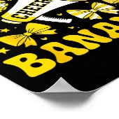 Go Cheer Bananas School Srts Fan Team Srit Name Poster (Ecke)