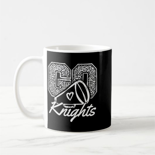 Go Cheer Knights Srts Name Men Women Boy Girl Kaffeetasse (Links)