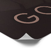 Go Climbing Travel Poster (Ecke)