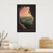 Go Climbing Travel Poster (Küche)